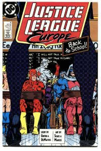 Justice League Europe #6-FIRST Crimson Fox-Comic Book-Powerless