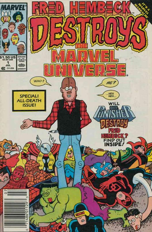 Fred Hembeck Destroys the Marvel Universe #1 FN ; Marvel