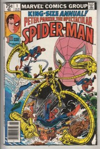 Spider-Man, Peter Parker Spectacular King-Size #1 (Jan-79) VF High-Grade Spid...