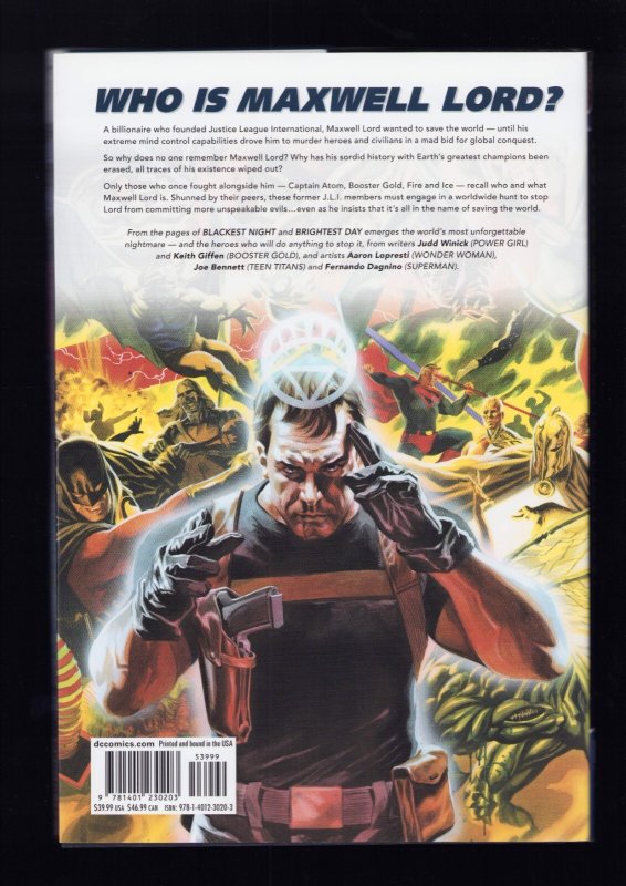 Justice League: Generation Lost Vol. 1 - HC 1st Printing. OOP (9/9.2) 2011