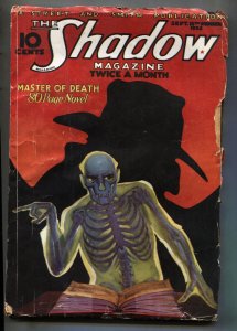 SHADOW--SEPT 15 1933--STREET AND SMITH --PULP Magazine