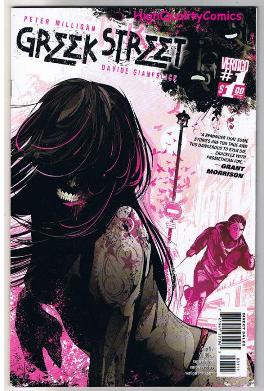 GREEK STREET #1, VF/NM, Peter Milligan, Horror, Vertigo, 2009, more in store