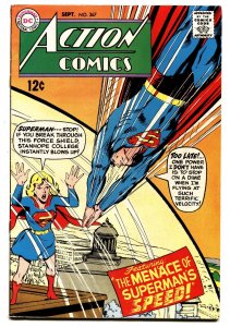 ACTION COMICS #367 comic book 1968-SUPERMAN-DC COMICS-SUPERGIRL FN