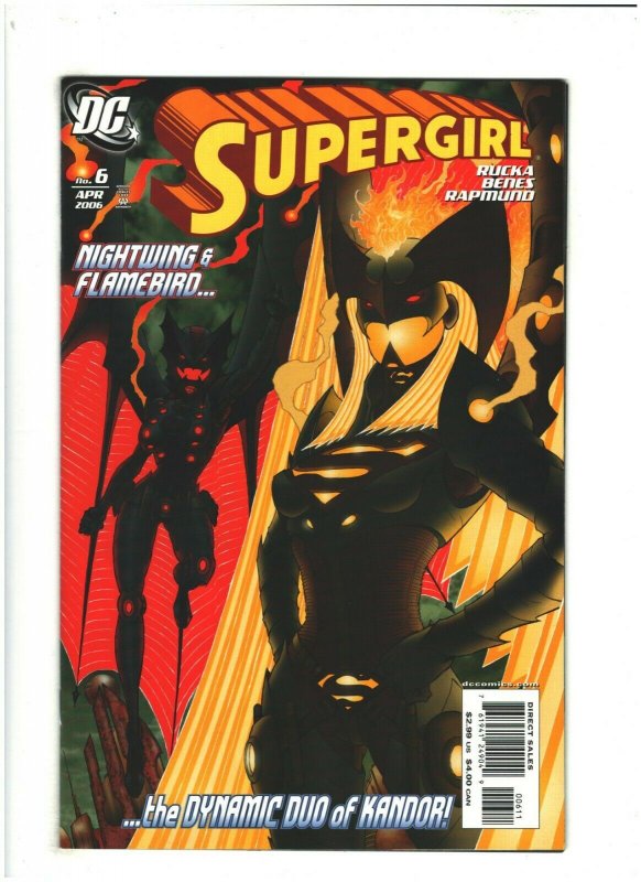 Supergirl #6 NM- 9.2 DC Comics 2006 Greg Rucka, Nightwing & Flamebird 