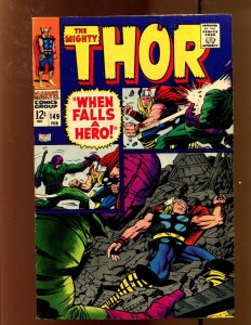Thor #149 - Jack Kirby Art! (3.5) 1968