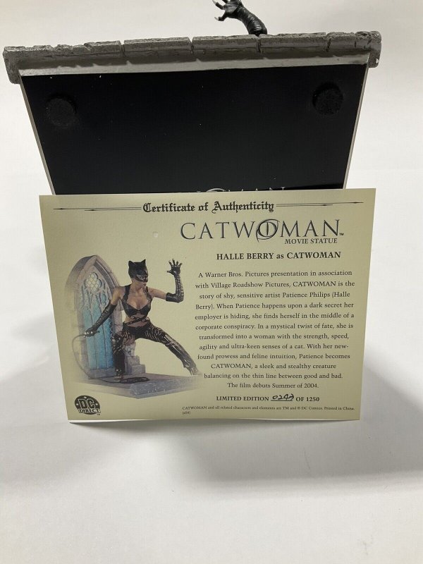 Catwoman Statue Halle Berry Movie Statue Dc Direct 0243/1250 Rare HTF Dc Comics