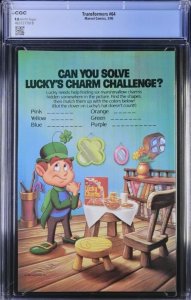 Transformers #64 • Marvel Comics 1990 • CGC 9.8