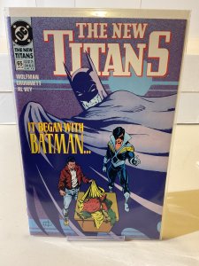 New Titans #65  1990  9.0 (our highest grade)