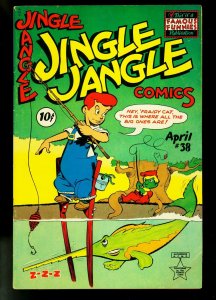 Jingle Jangle #38 1949- Famous Funnies- Wild fish cover- FN 