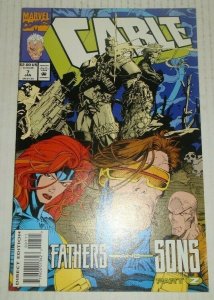 Cable # 7 January 1994 Marvel X-Men Cyclops Jean Grae Xavier