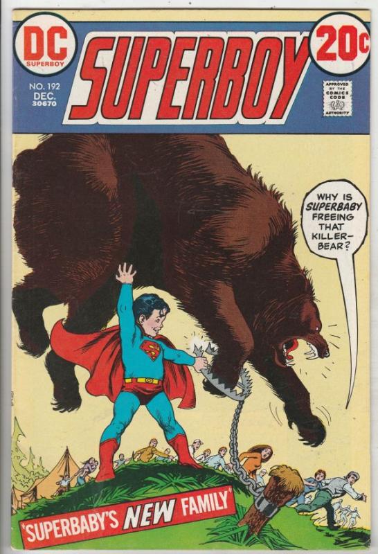 Superboy #192 (Dec-72) VF/NM High-Grade Superboy