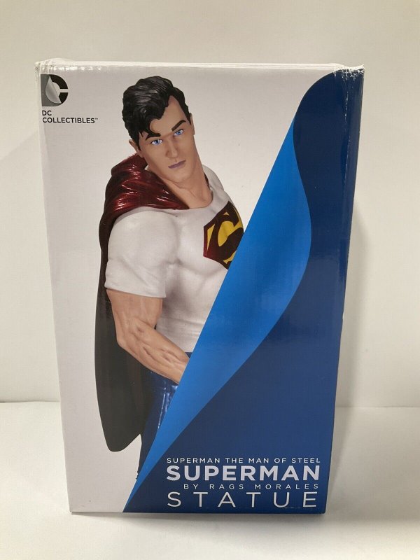 DC COLLECTIBLES SUPERMAN THE MAN OF STEEL RAGS MORALES NEW 52 STATUE W/BOX