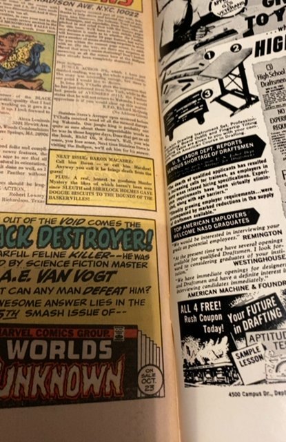 Jungle Action #8 (1974)1 app of Malice and Origin