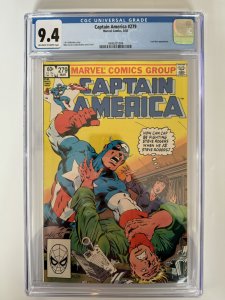 Marvel Captain America 279 CGC 9.4  Iron Man Appearance (1983)