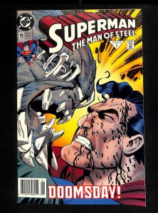 Superman: The Man of Steel #19 VF+ 8.5 Doomsday!