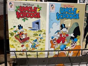 WALT DISNEY UNCLE SCROOGE Lot 28 diff 243 (1st Disney)-272 most FINE or Better