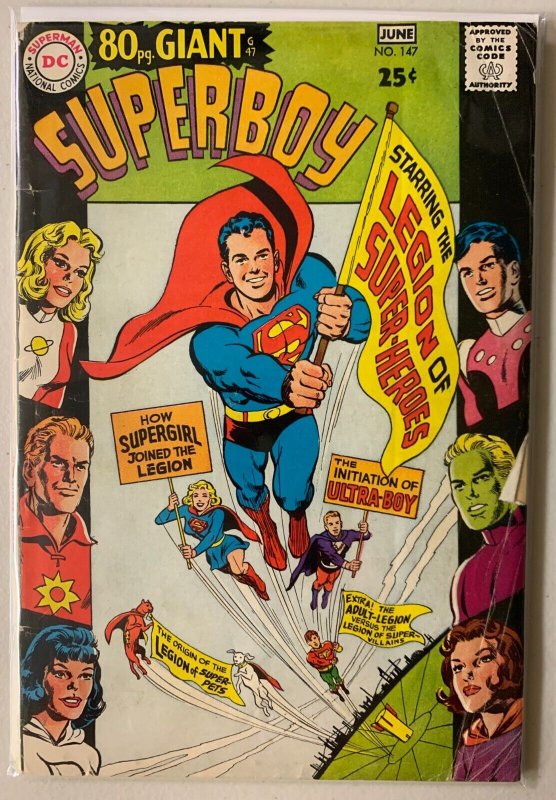 Superboy #147 Marvel 1st Series 3.0 (1968)