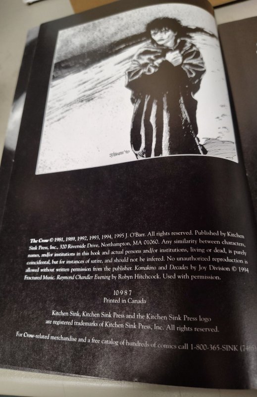 Crow (1994).  Soft cover tbp.  H14