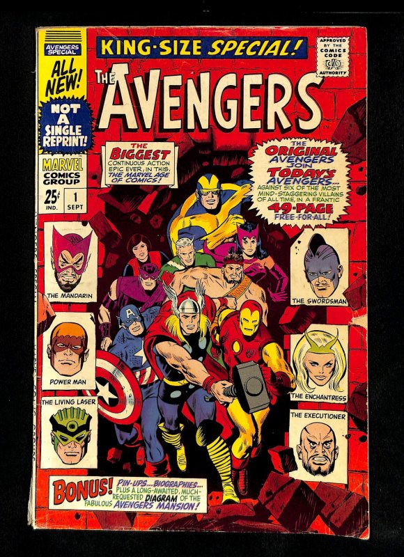 Avengers Annual #1 Thor Iron Man Captain America New Line-Up!