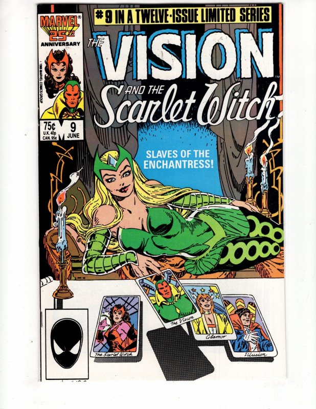 The Vision and the Scarlet Witch #9 (1986) ENCHANTRESS  / ID#566