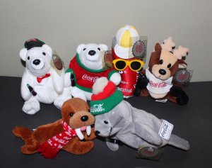 1994 Cola Cola Beanie Baby set from 1994  MINT