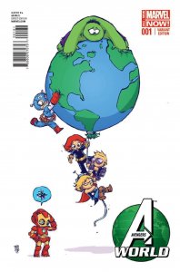 Avengers World #1 (Skottie Young variant) VF; Marvel | we combine shipping 
