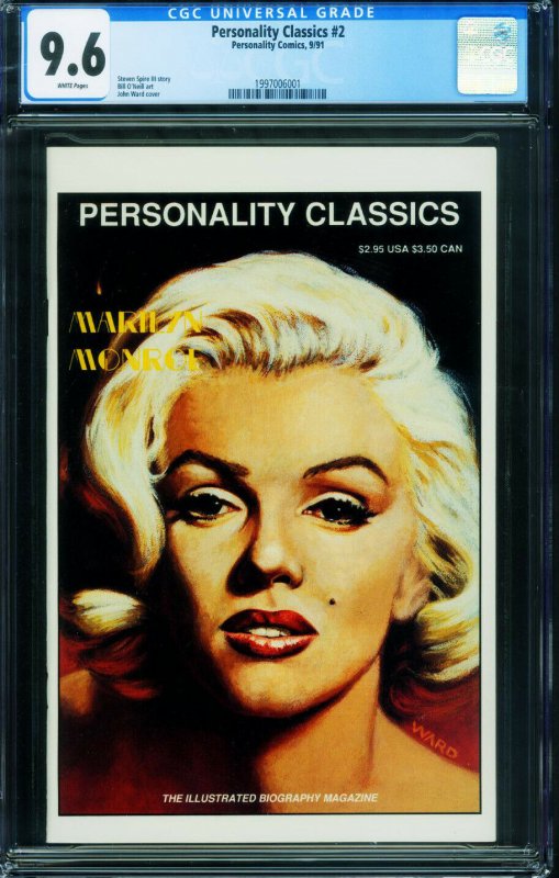 Personality Classics #2 CGC 9.6  Marilyn Monroe issue!  1997006001