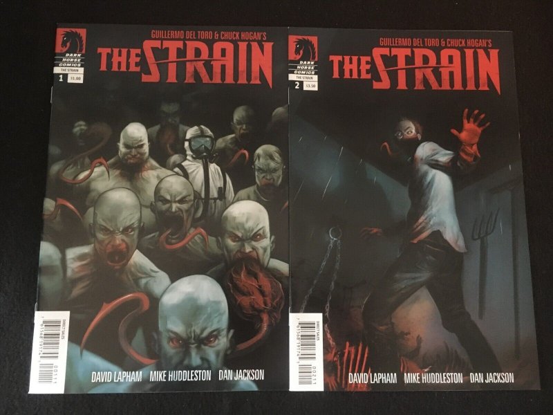 THE STRAIN #1, 2 VFNM Condition 