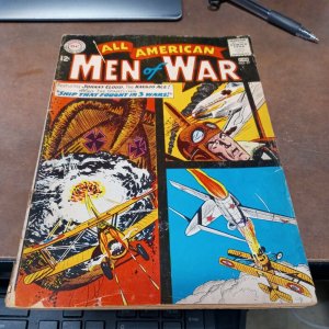 ALL AMERICAN MEN OF WAR 97 BATTLE ACES of 3 WARS Johnny Cloud 1963 silver age dc
