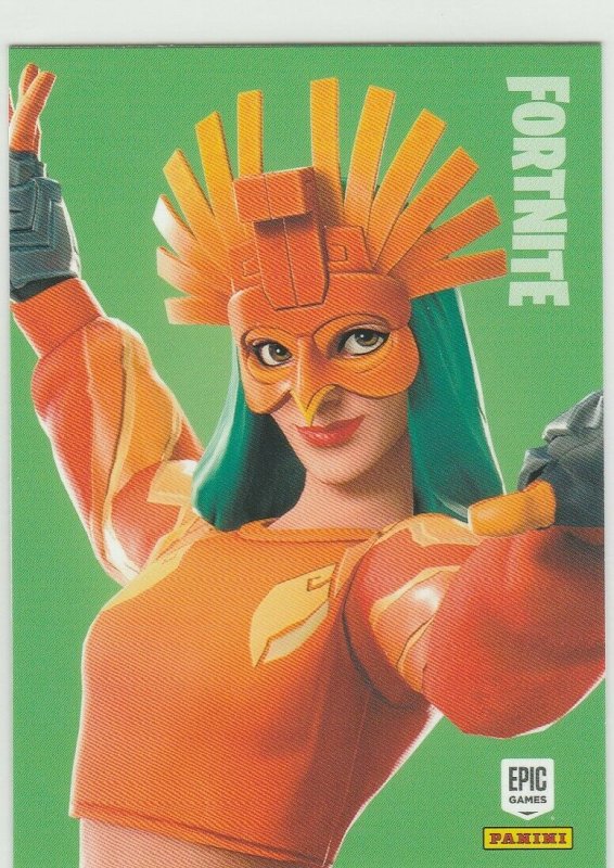 Fortnite Sunbird 198 Rare Outfit Panini 2019 trading card series 1