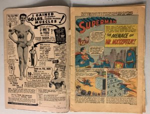 Superman #131 DC 1st Series (2.5 GD+ spine roll, centerfold detached) (1959)