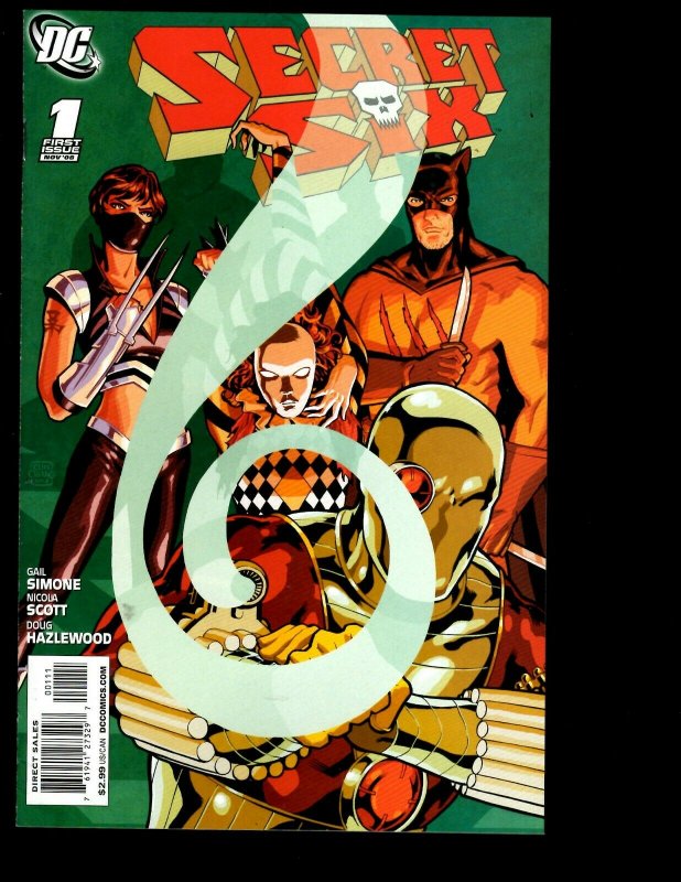 12 Secret Six DC Comics #1 2 3 4 5 6 7 8 9 10 11 12 Batman Bane Deadshot GK33