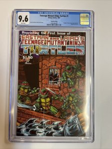 TMNT Teenage Mutant Ninja Turtles (1985) # 1 (CGC 9.6 WP) 4th Printing