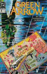 Green Arrow #16 VF ; DC | Mike Grell Seattle Space Needle
