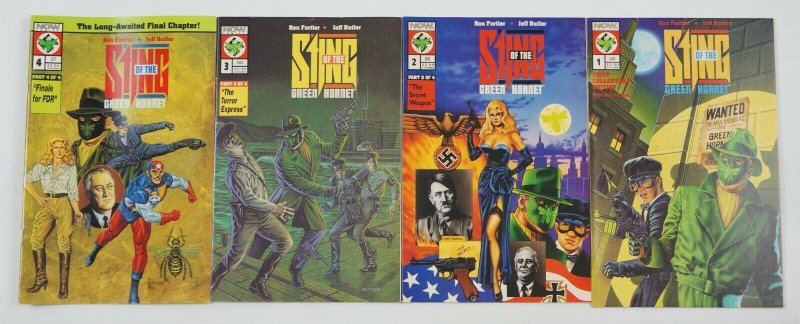 Sting of the Green Hornet #1-4 VF/NM complete series with kato now comics 2 3