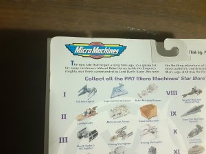 STAR WARS MICRO MACHINES GALOOB SET V1 UNOPENED SET 65860 (1996)