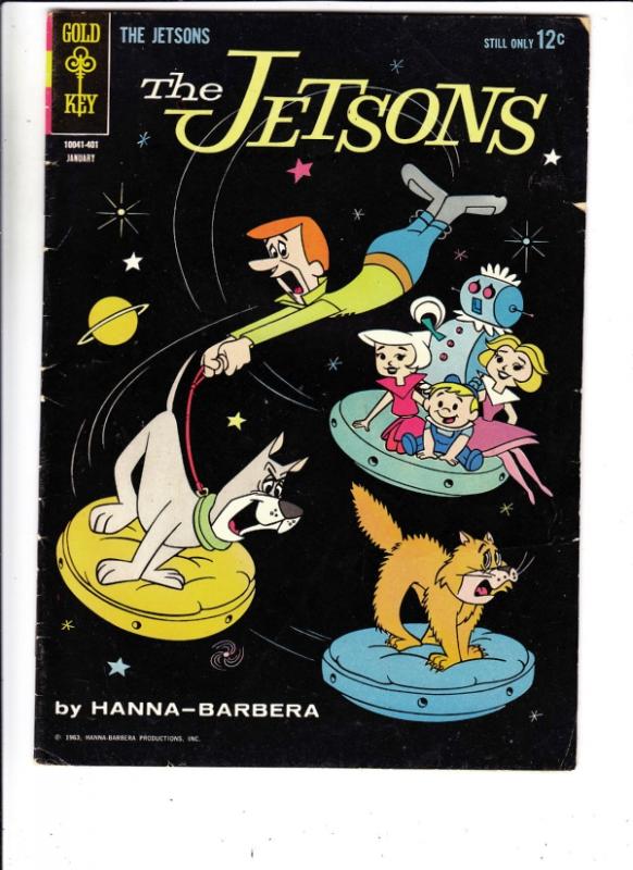 Jetsons, The #7 (Jan-64) FN- High-Grade George, Jane, Judy, Elroy, Rosie, Astro