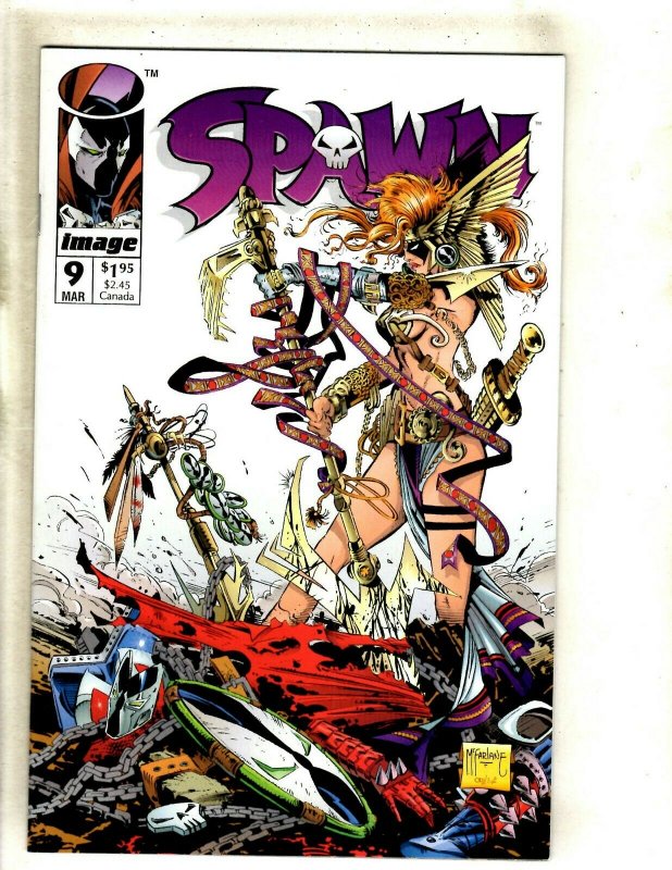 Spawn # 9 NM 1st Print Image Comic Book 1st Angela Appearance McFarlane Key HJ9