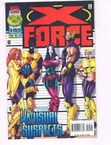 X-Force #54 VF Marvel Comics Comic Book X-Men Domino Cable 1996 DE20