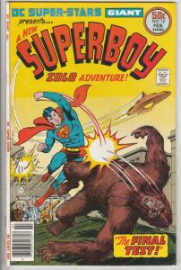 DC Super-Stars #12 (Feb-77) NM- High-Grade Superboy