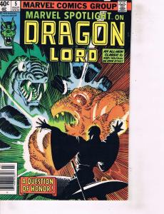 Lot Of 2 Marvel Comic Book Dragon Lord #5 and Tigra the Feline Fury #42 ON1