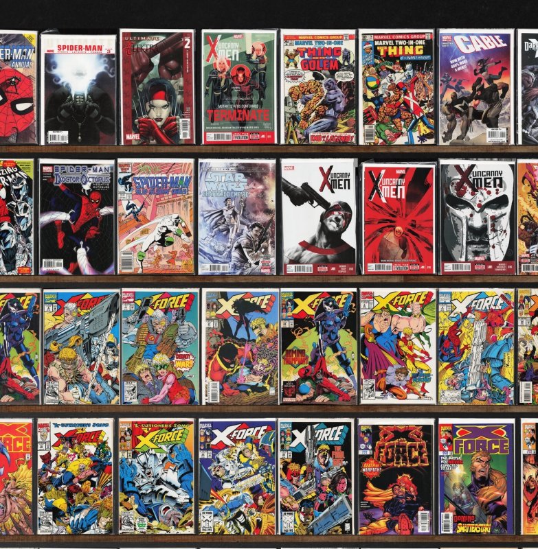 Huge Lot 150+ Comics with X-Force, Uncanny X-Men, Marvel Two In One & More!