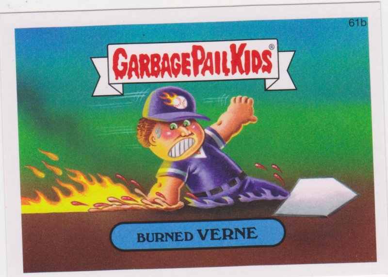 2015 Garbage Pail Kids  #61b Burned Verne