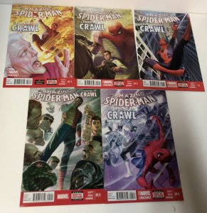The Amazing Spider Man Learning To Crawl (2014) # 1.1-01.5 VF/NM Set ~ Marvel