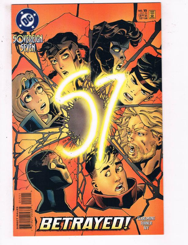 Sovereign Seven #15 VF DC Comics Comic Book Claremont Oct 1996 DE23