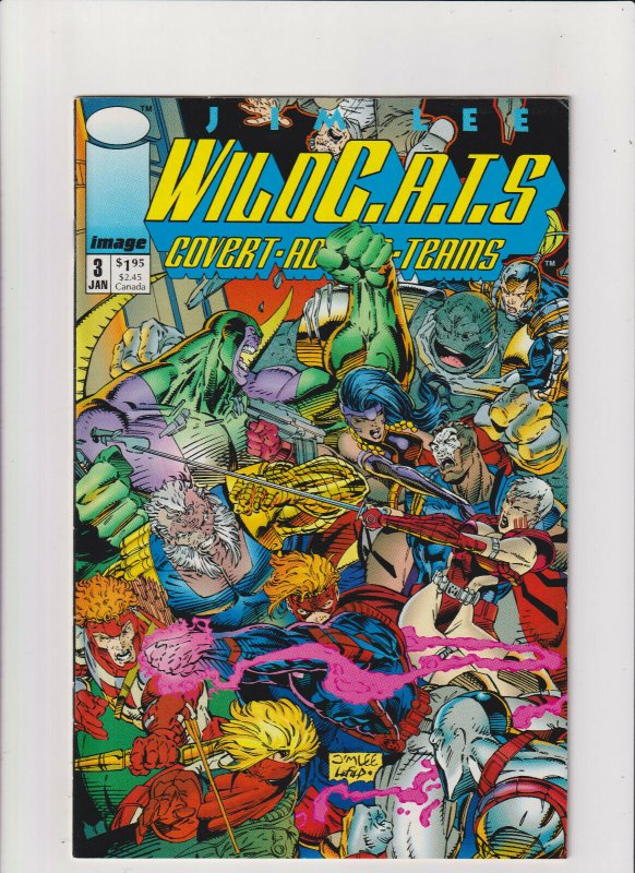 Widcats #3 VF+ 8.5 Image Comics 1992 Jim Lee Youngblood app. 