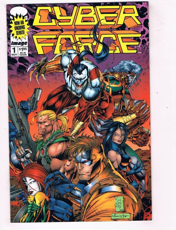 Cyberforce (1993 2nd Series) #1 Image Comic Book Homage Crossover HH4 AD38