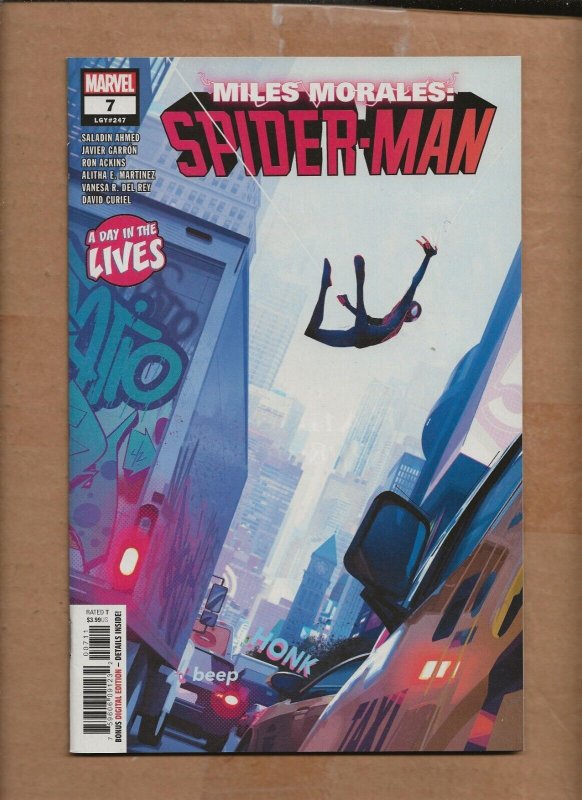 MILES MORALES SPIDER-MAN #7 1ST APPEARANCE QUANTUM  MARVEL 1ST PRINTING 