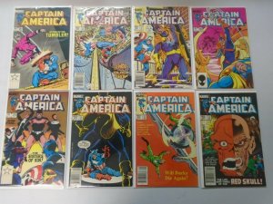 Captain America lot 42 different from #251-300 avg 8.0 VF (1980-84 1st Series)