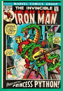 Iron Man(Marvel, 1968) #50. VF/NM Great Cover! Hot Issue!